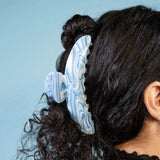 Chunks - Dolly hair claw - Marbled Blue | Scout & Co