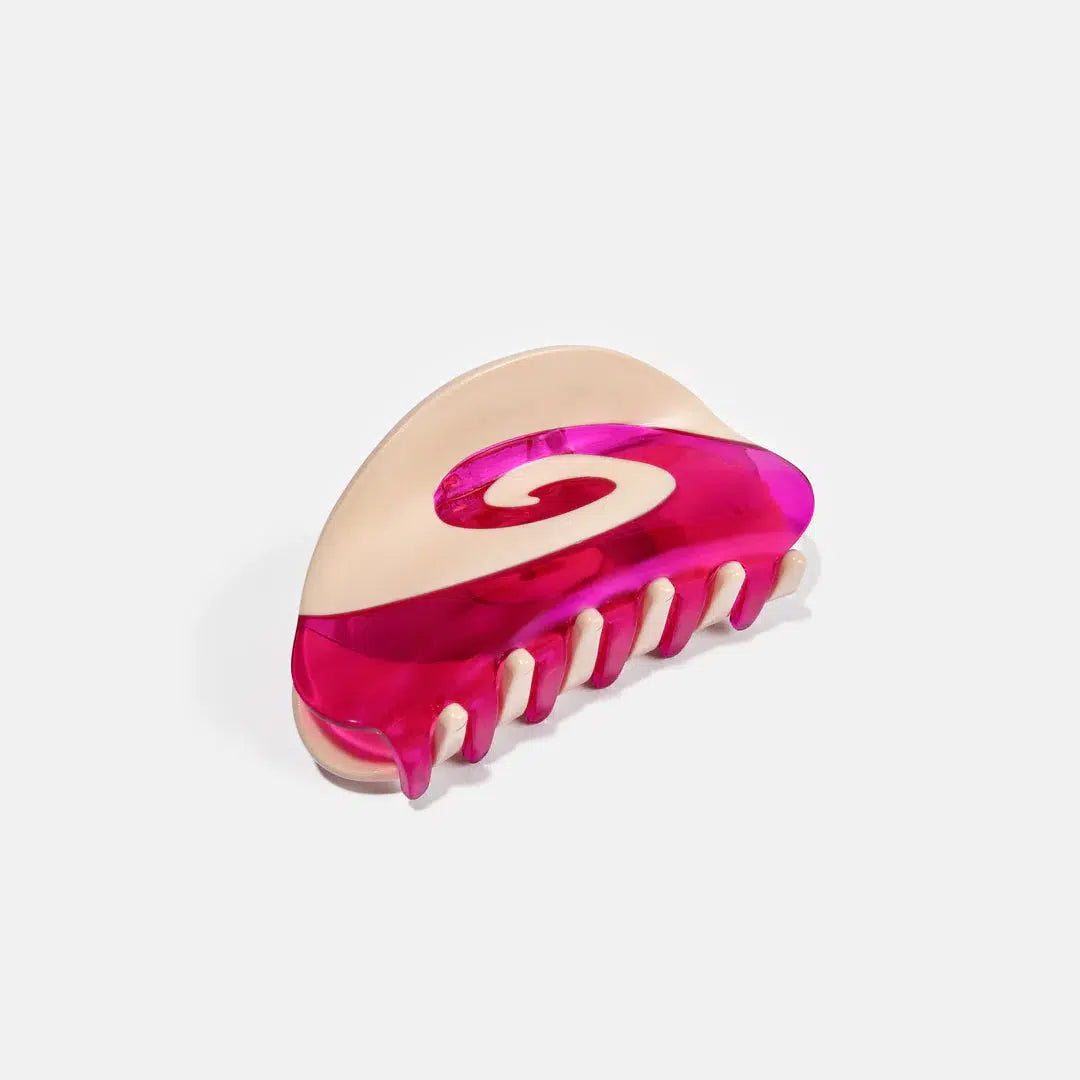 Chunks - Swirl Hair Claw - Raspberry Cream - UK Stockist | Scout & Co