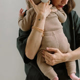 Claude & Co - Milking It baby bodysuit - Chocolate | Scout & Co