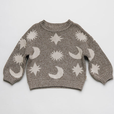 Claude & Co - Cozmo moon star knit sweater - mushroom