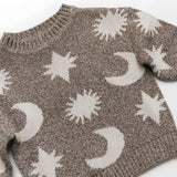 Claude & Co - Cozmo moon star knit sweater - mushroom