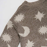 Claude & Co - Cozmo moon star knit sweater - mushroom