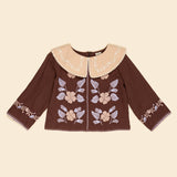 Apolina - Daria blouse - Dark chocolate | Scout & Co