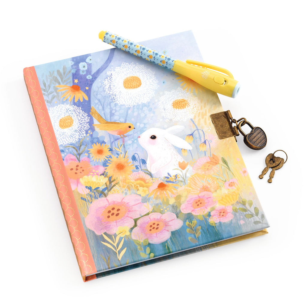 Djeco - Kendra secret notebook with lock, key and magic pen | Scout & Co