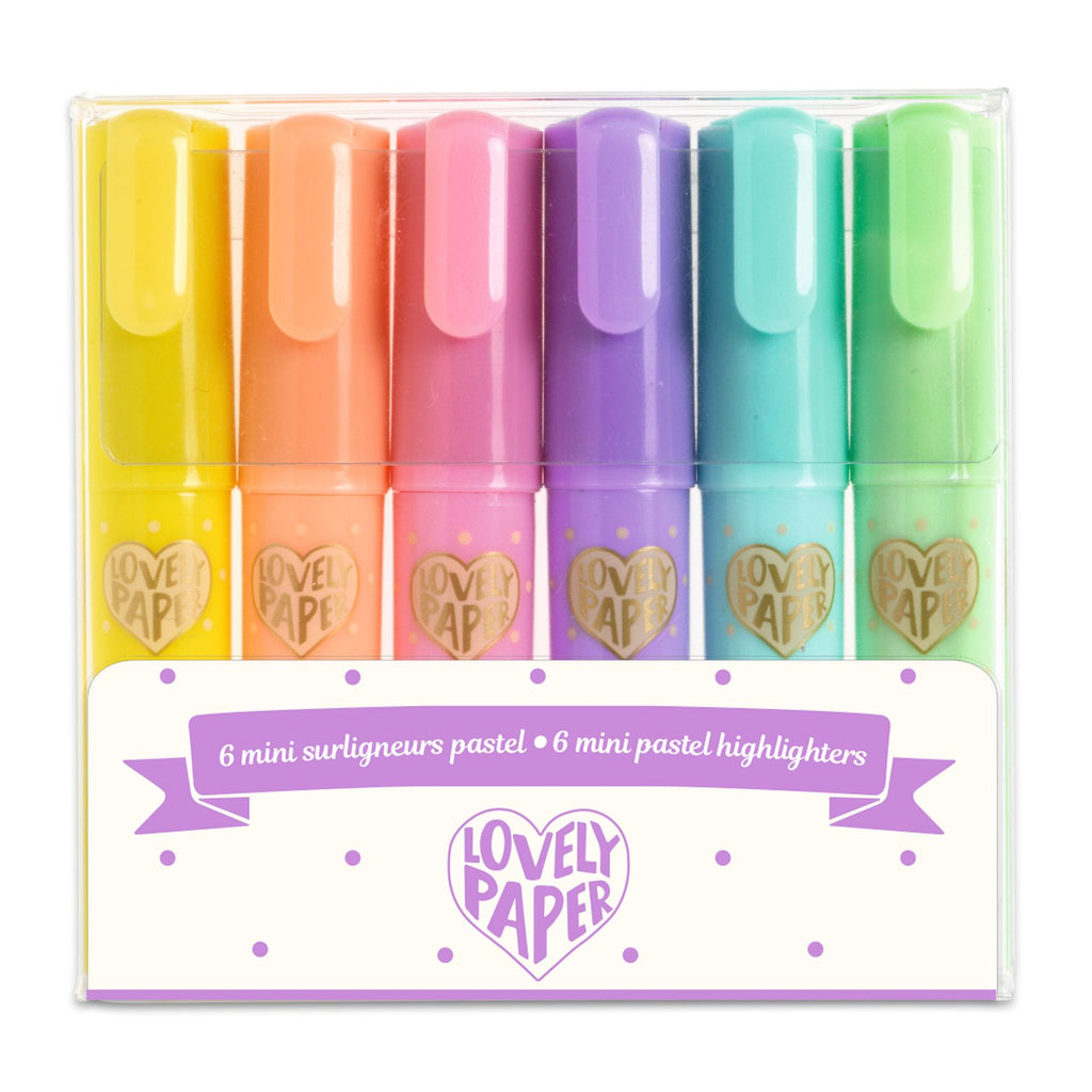 Djeco - Mini pastel highlighters - set of 6 | Scout & Co