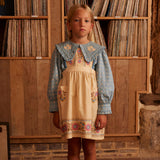 Apolina - Dionne Blouse - Quilt Calico Blue Pebble | Scout & Co