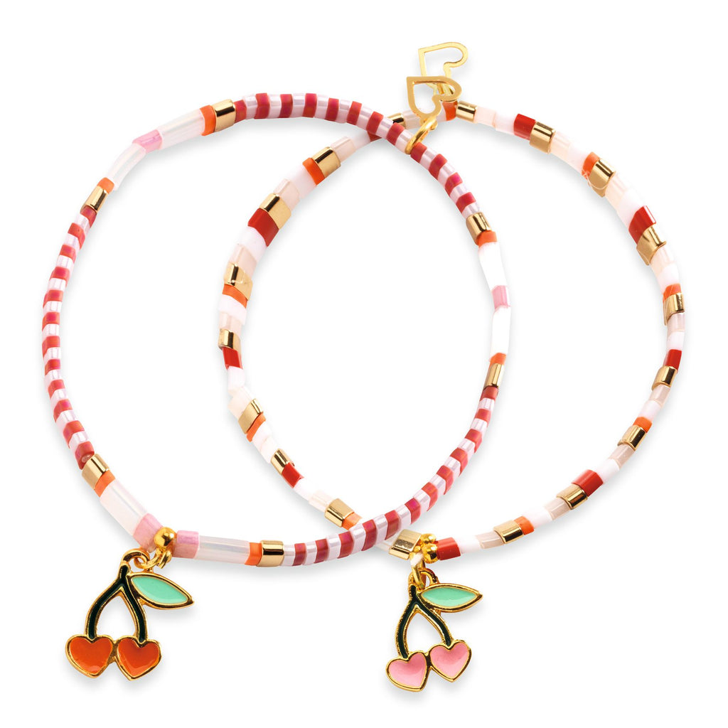 Djeco - You & Me Friendship Bracelets DIY kit - Tila & Cherries | Scout & Co