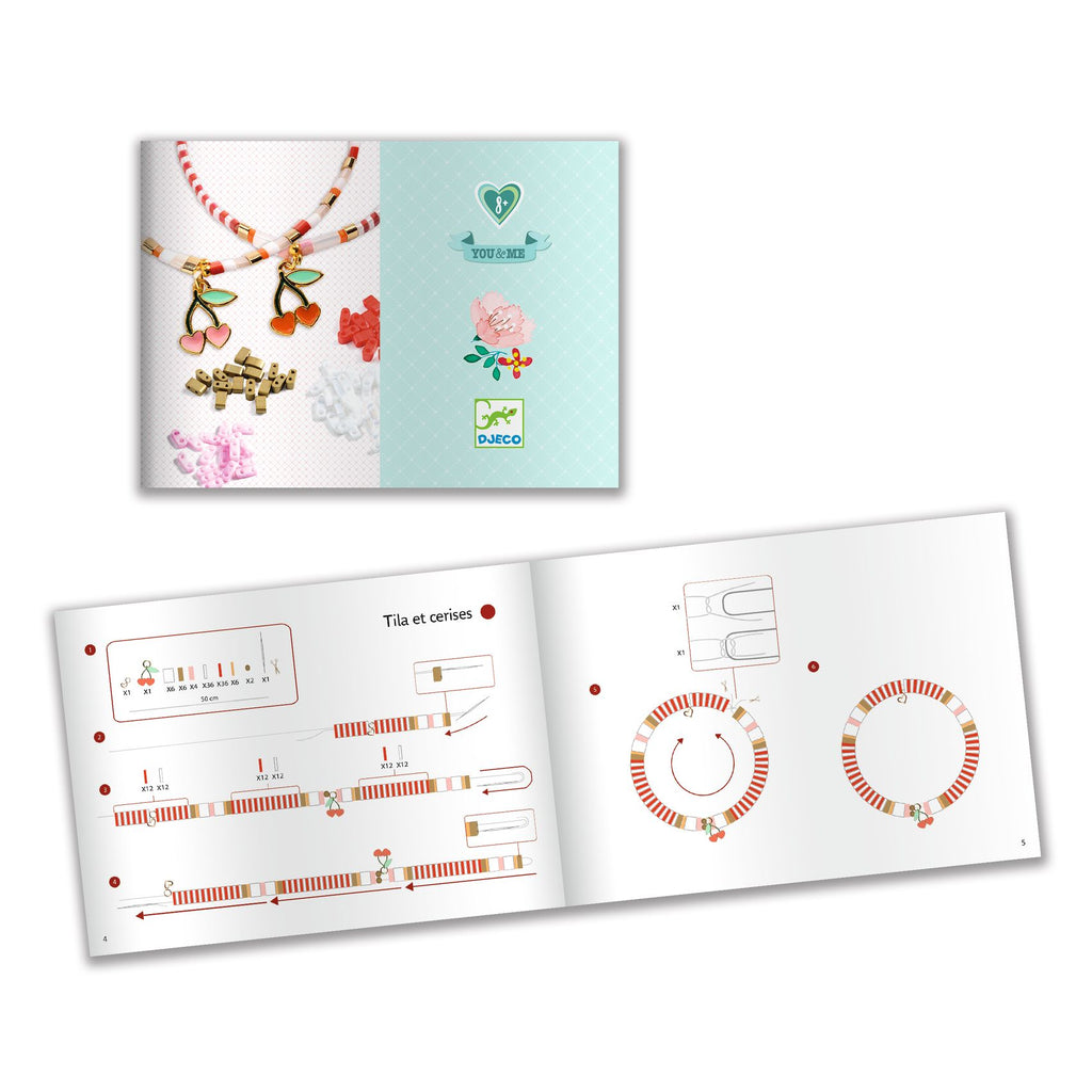 Djeco - You & Me Friendship Bracelets DIY kit - Tila & Cherries | Scout & Co