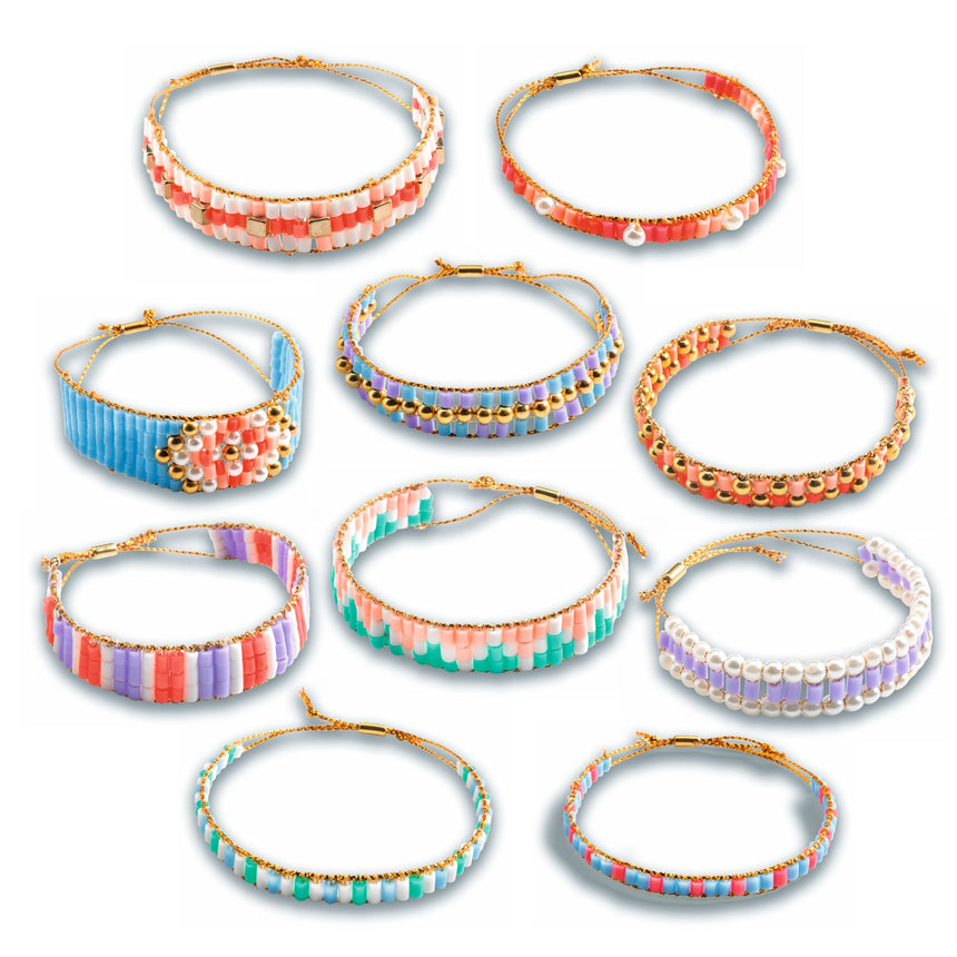 Djeco - Large Beads bracelets & loom craft set