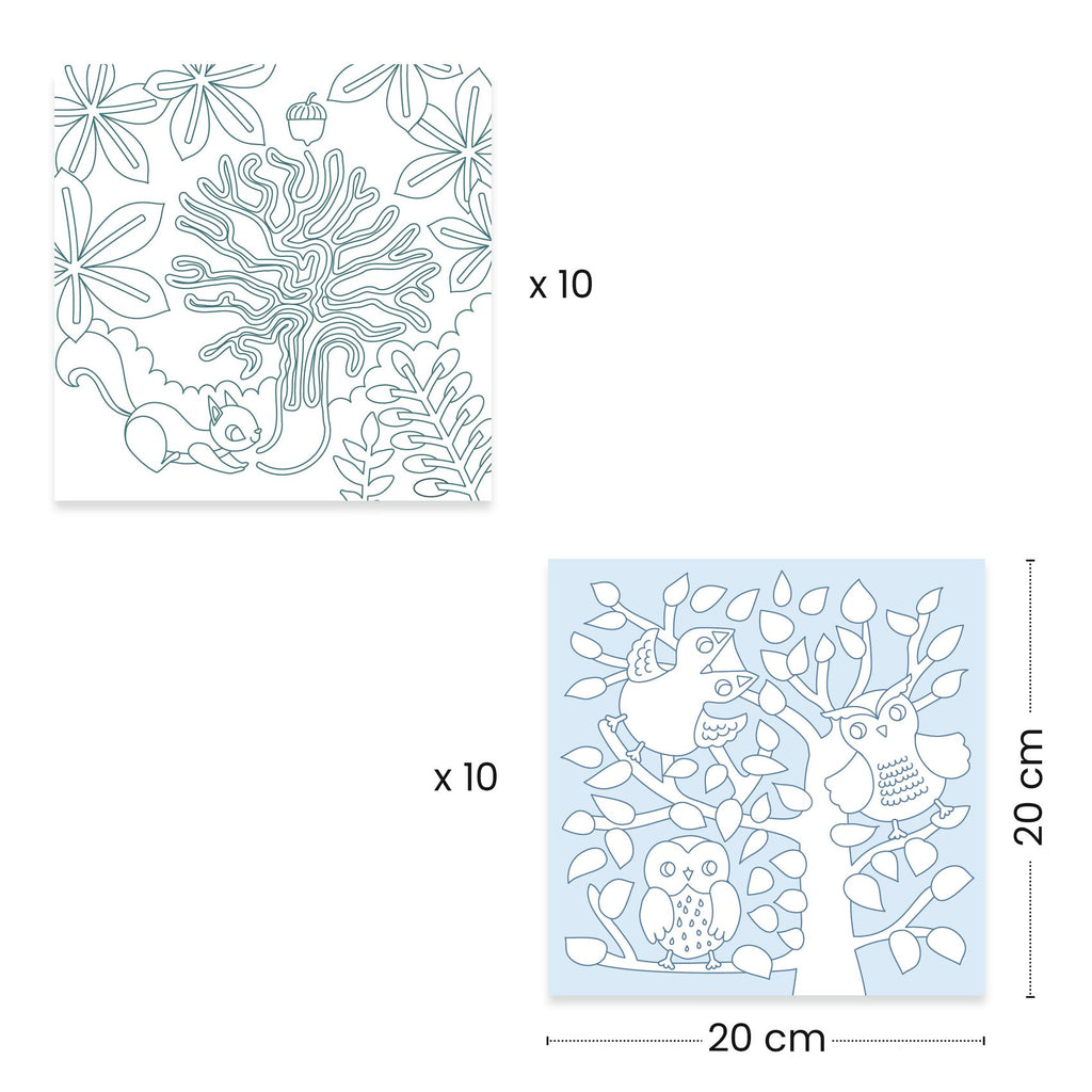 Djeco - Colouring activity dispenser - Forest | Scout & Co