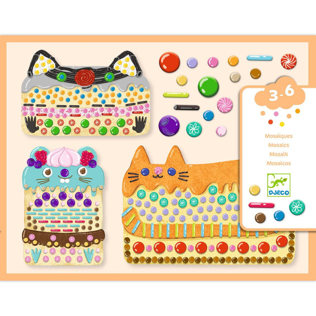 Djeco - Cakes & Sweets mosaic craft kit | Scout & Co