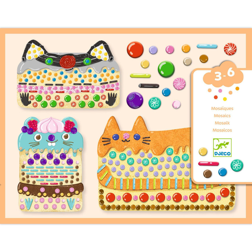 Djeco - Cakes & Sweets mosaic craft kit | Scout & Co