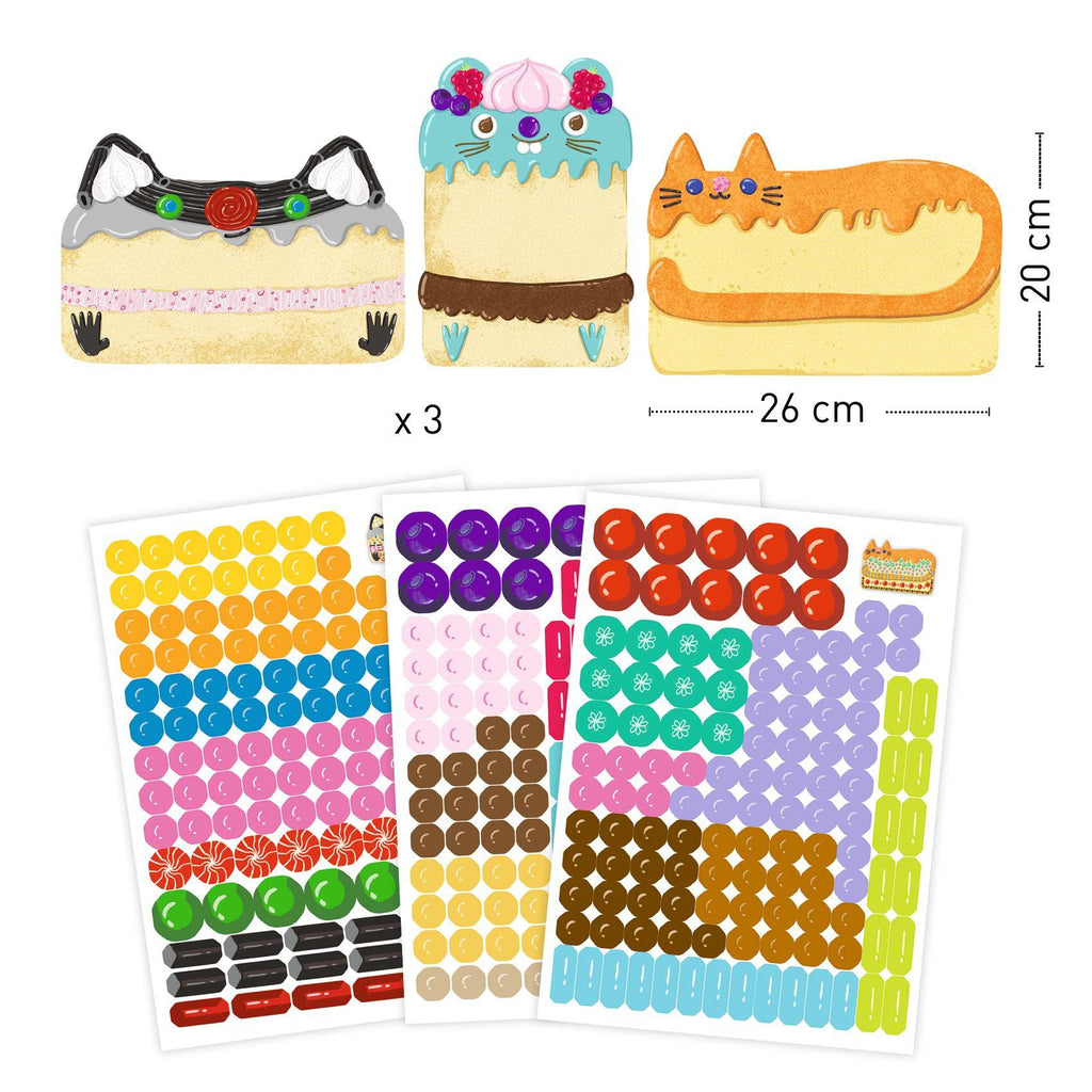 Djeco - Cakes & Sweets mosaic craft kit | Scout & Co