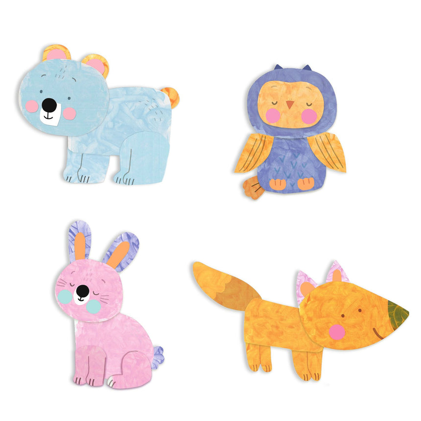 Djeco - Messy Fun finger painting craft set