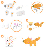 Djeco - Messy Fun finger painting craft set