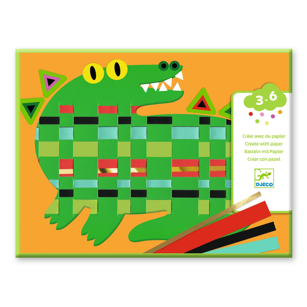 Djeco - In Front, Behind, In Front weaving paper craft kit | Scout & Co