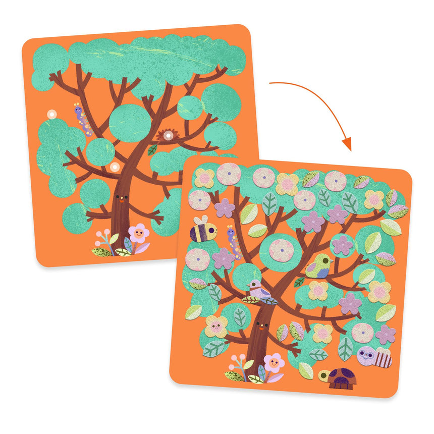 Djeco - Through The Seasons felt collage craft set | Scout & Co
