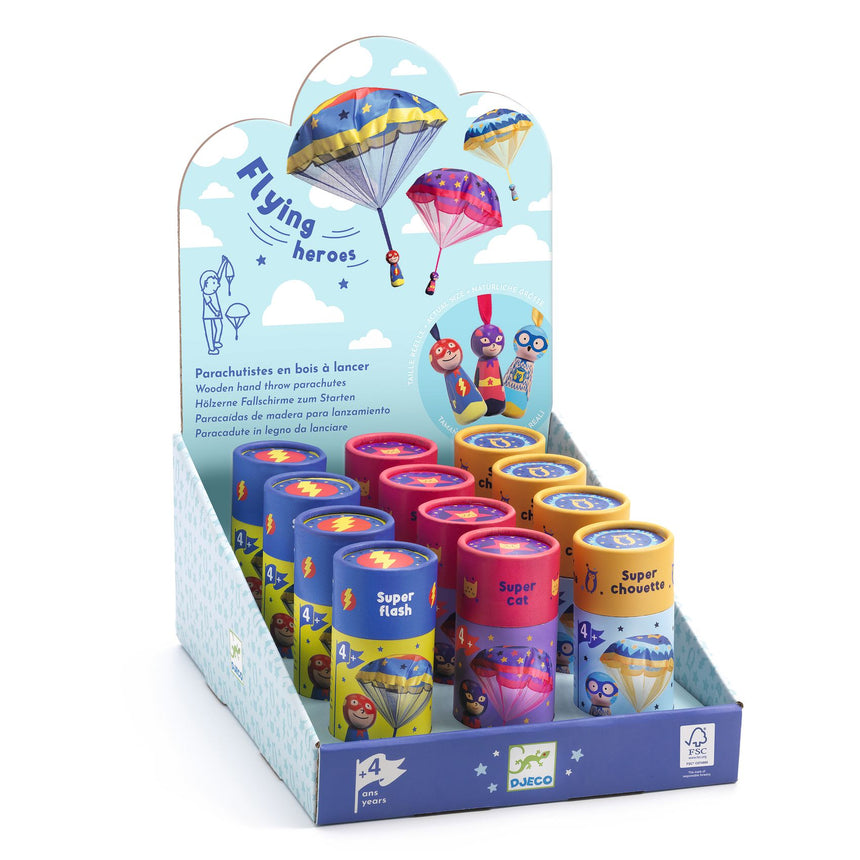 Djeco - Parachutists flying heroes toys | Scout & Co