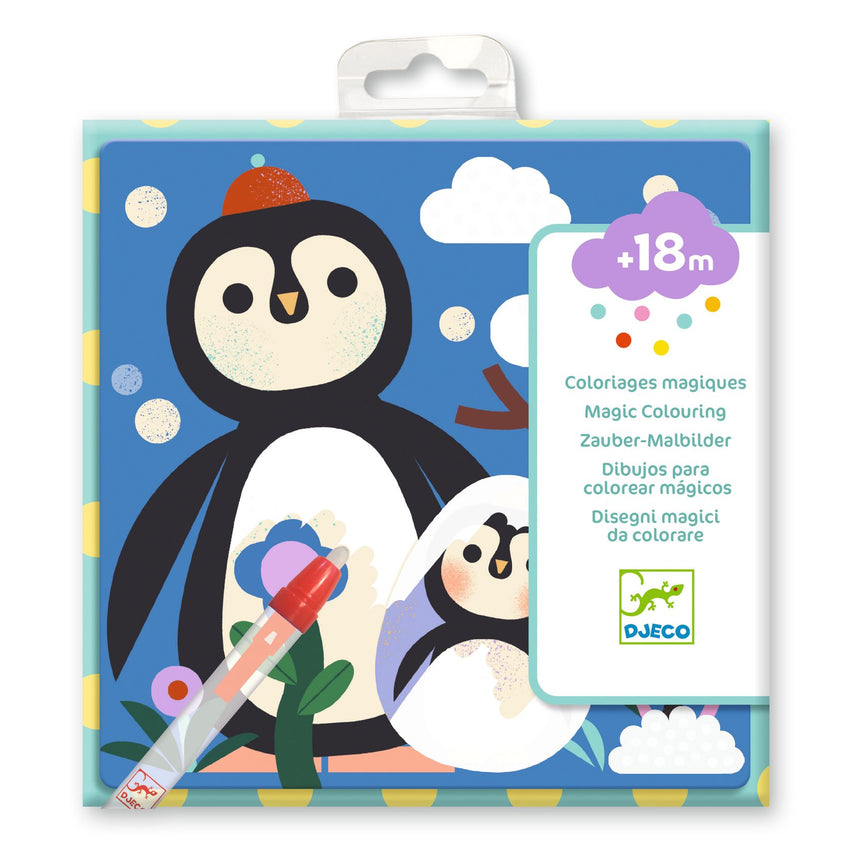 Djeco - Magic colouring - Peekaboo Baby Animals Around The World | Scout & Co