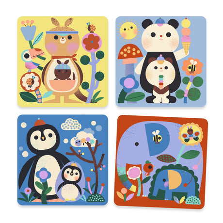 Djeco - Magic colouring - Peekaboo Baby Animals Around The World | Scout & Co