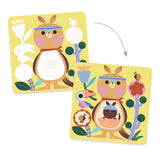 Djeco - Magic colouring - Peekaboo Baby Animals Around The World | Scout & Co