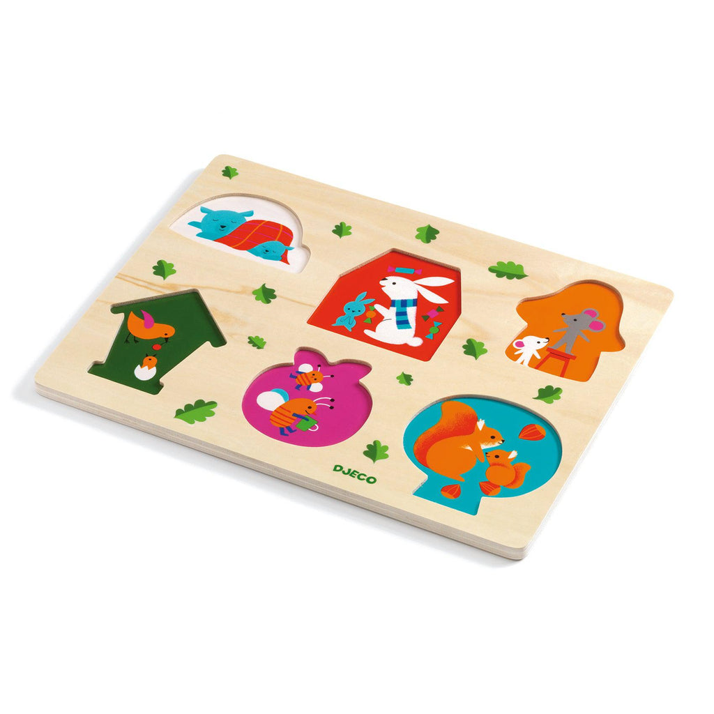 Djeco - Coucou House relief puzzle | Scout & Co