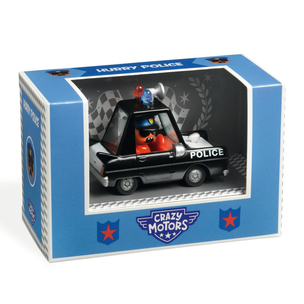 Djeco - Crazy Motors toy car - Hurry Police | Scout & Co