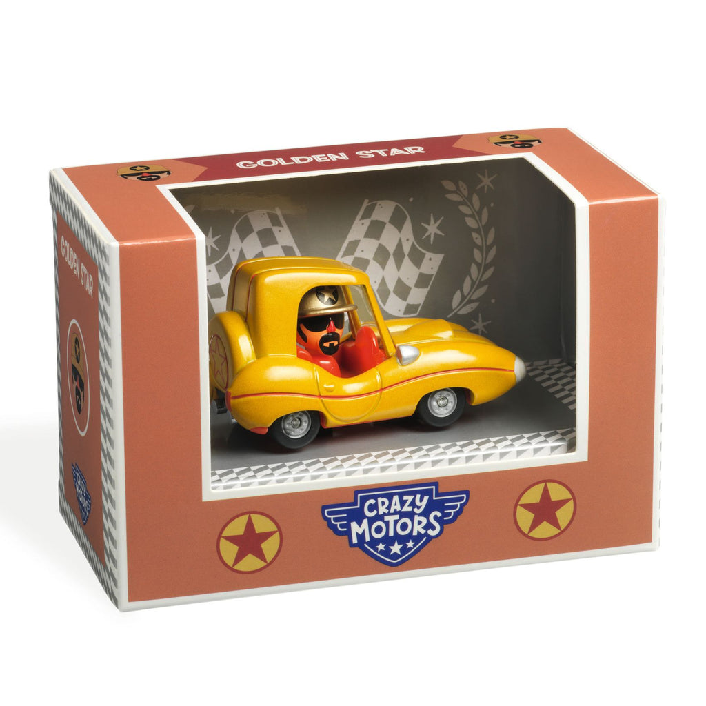 Djeco - Crazy Motors toy car - Golden Star | Scout & Co