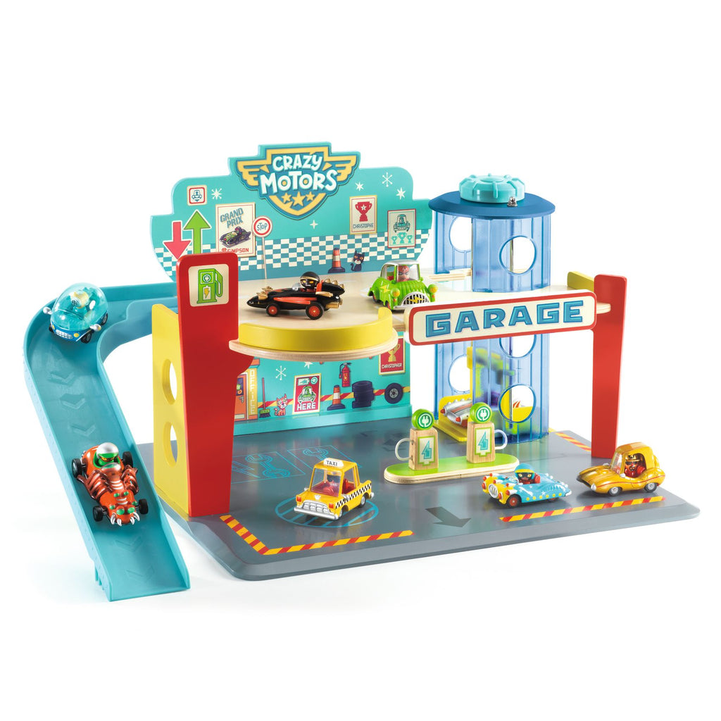 Djeco - Crazy Motors garage play set | Scout & Co