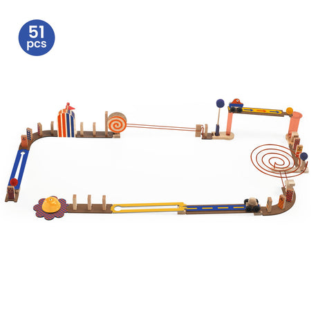 Djeco - Zig & Go Junior - Action Reaction construction game - 51 pieces - Racer | Scout & Co