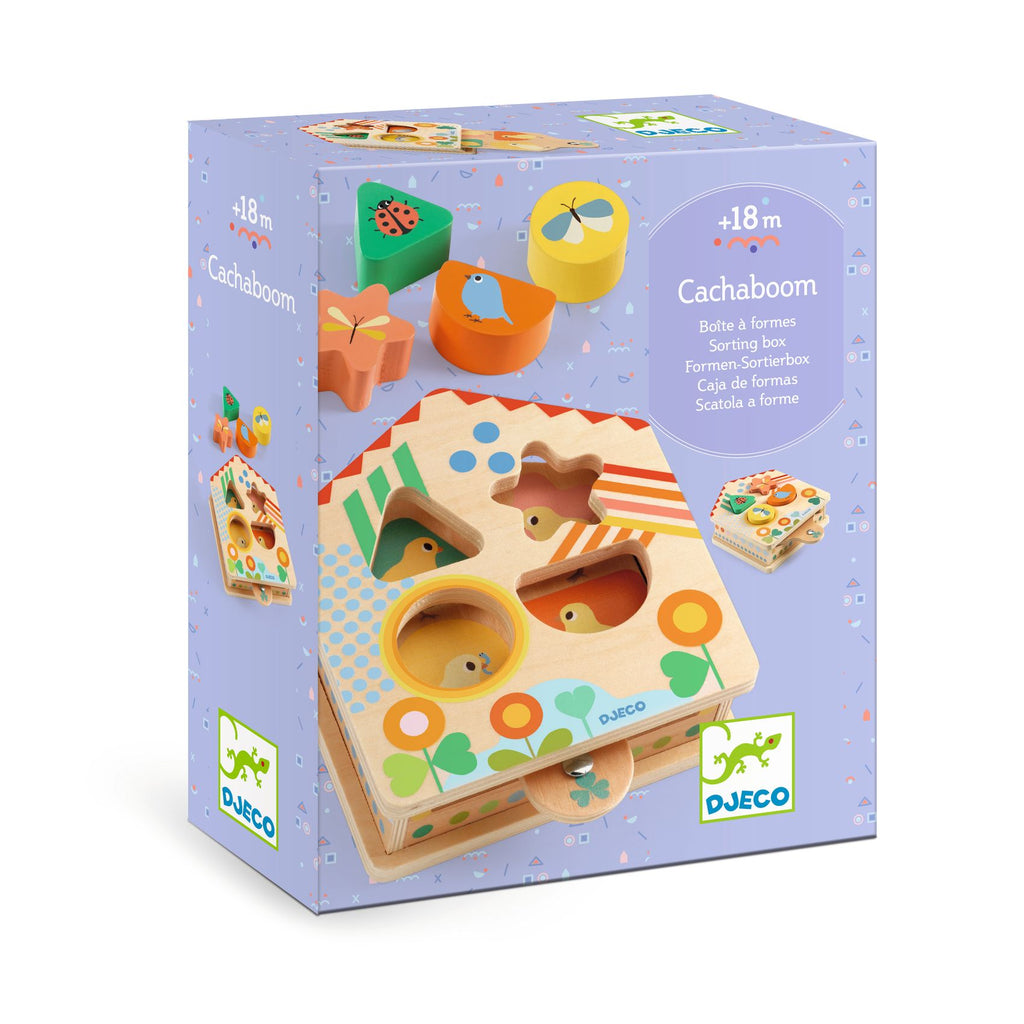 Djeco - Cachaboom wooden sorting toy | Scout & Co