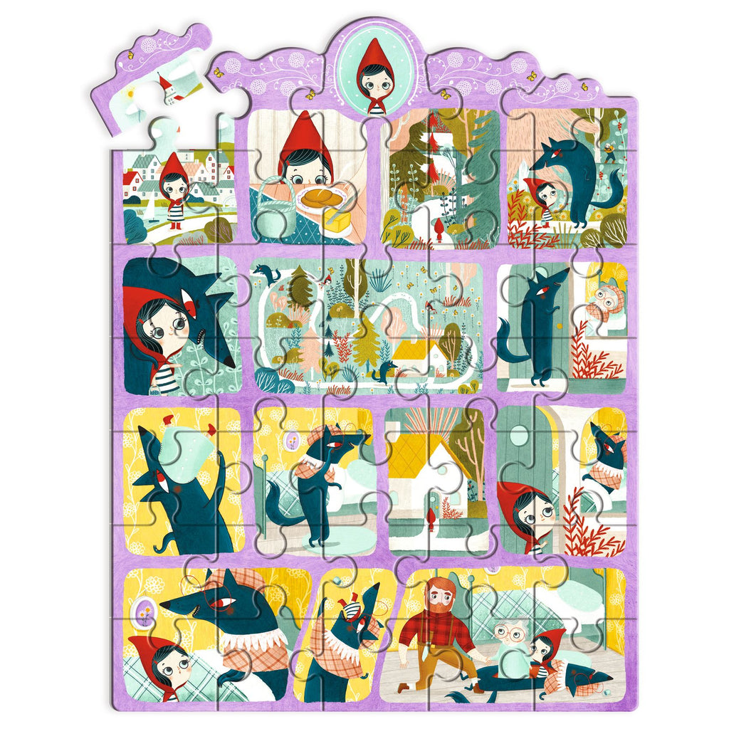 Djeco - Story Puzzle - LIttle Red Riding Hood 35-piece jigsaw | Scout & Co