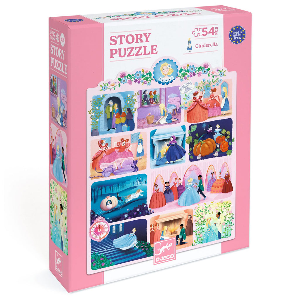 Djeco - Story Puzzle - Cinderella 54-piece jigsaw | Scout & Co