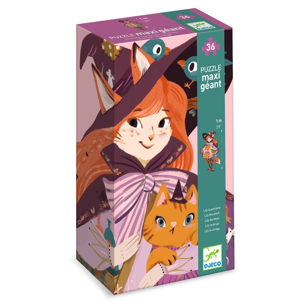 Djeco - Lily The Witch 36-piece giant jigsaw puzzle | Scout & Co