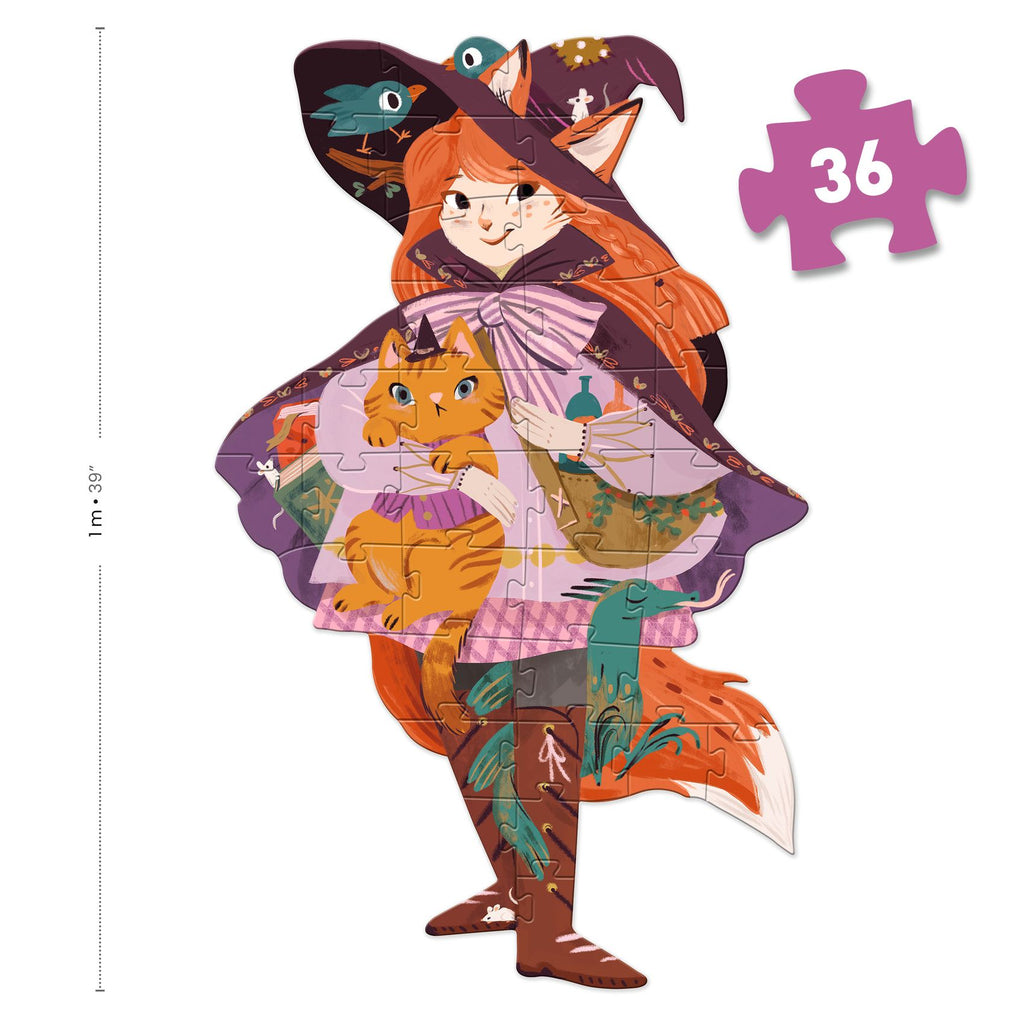 Djeco - Lily The Witch 36-piece giant jigsaw puzzle | Scout & Co