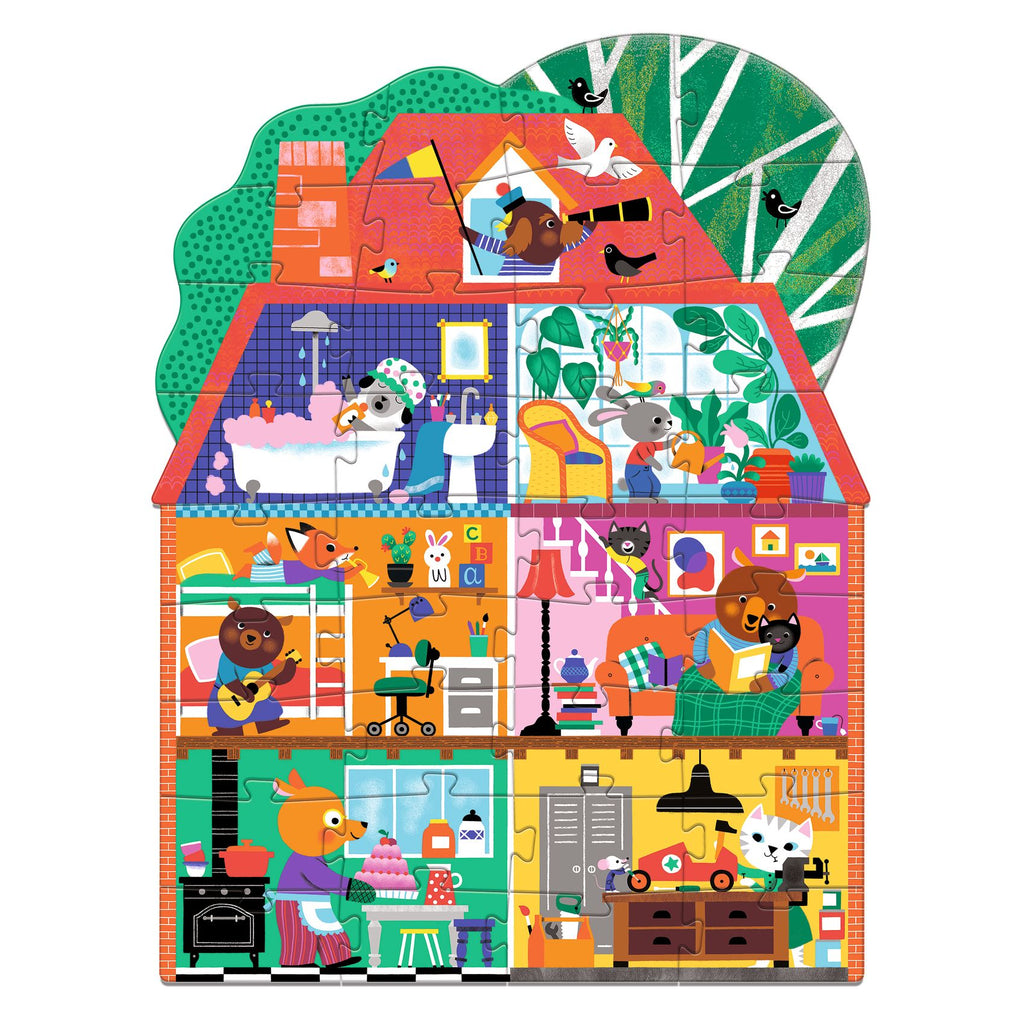 Djeco - The Little Buddies' House 36-piece giant jigsaw | Scout & Co