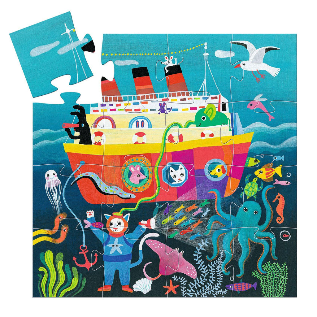 Djeco - The Friends' Cruise 16-piece jigsaw puzzle | Scout & Co