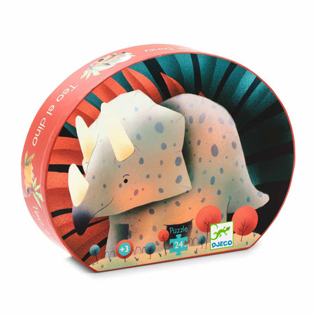 Djeco - Teo The Dino 24-piece jigsaw puzzle | Scout & Co