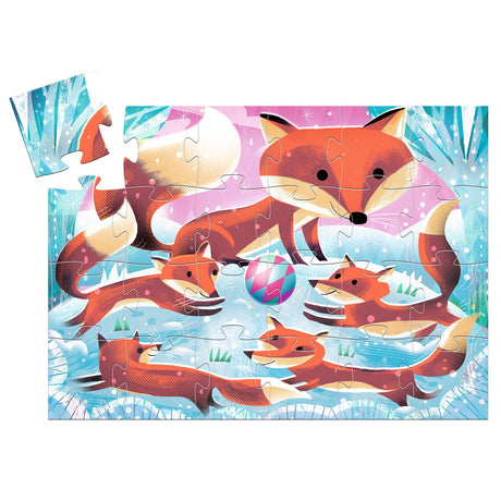 Djeco - Ginger Little Fox 24-piece silhouette jigsaw puzzle | Scout & Co
