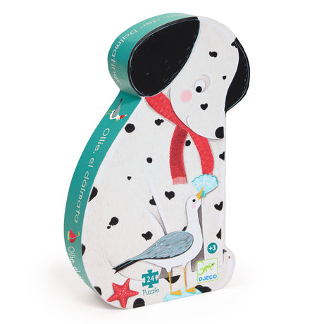 Djeco - Ollie The Dalmatian 24-piece silhouette jigsaw puzzle | Scout & Co