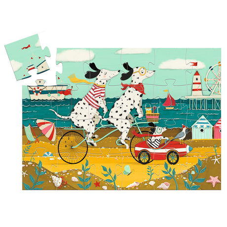 Djeco - Ollie The Dalmatian 24-piece silhouette jigsaw puzzle | Scout & Co