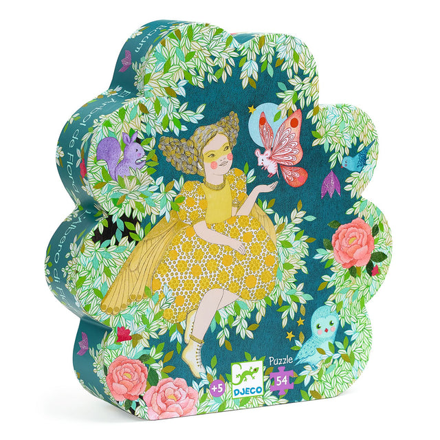 Djeco - Flora's Tree 54-piece silhouette jigsaw puzzle | Scout & Co