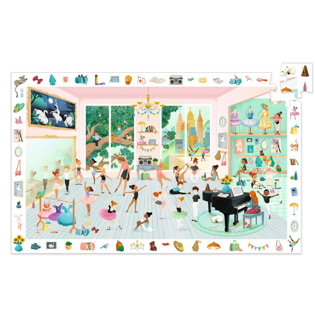 Djeco - Dance School 100-piece observation jigsaw puzzle | Scout & Co