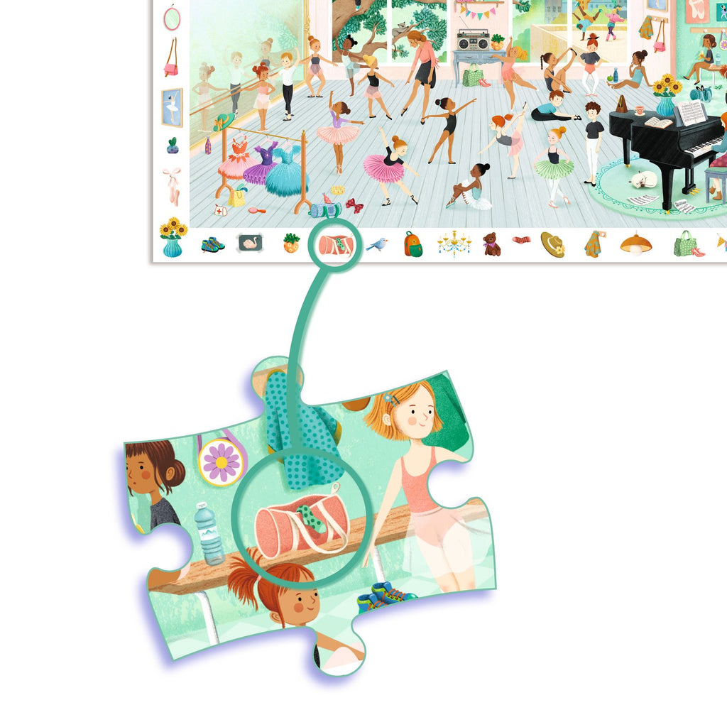 Djeco - Dance School 100-piece observation jigsaw puzzle | Scout & Co