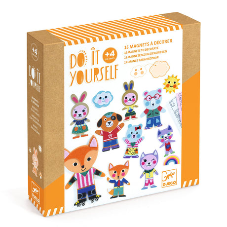 Djeco - Funky Family magnets to decorate DIY kit | Scout & Co