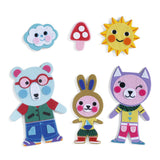 Djeco - Funky Family magnets to decorate DIY kit | Scout & Co