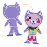 Djeco - Funky Family magnets to decorate DIY kit | Scout & Co