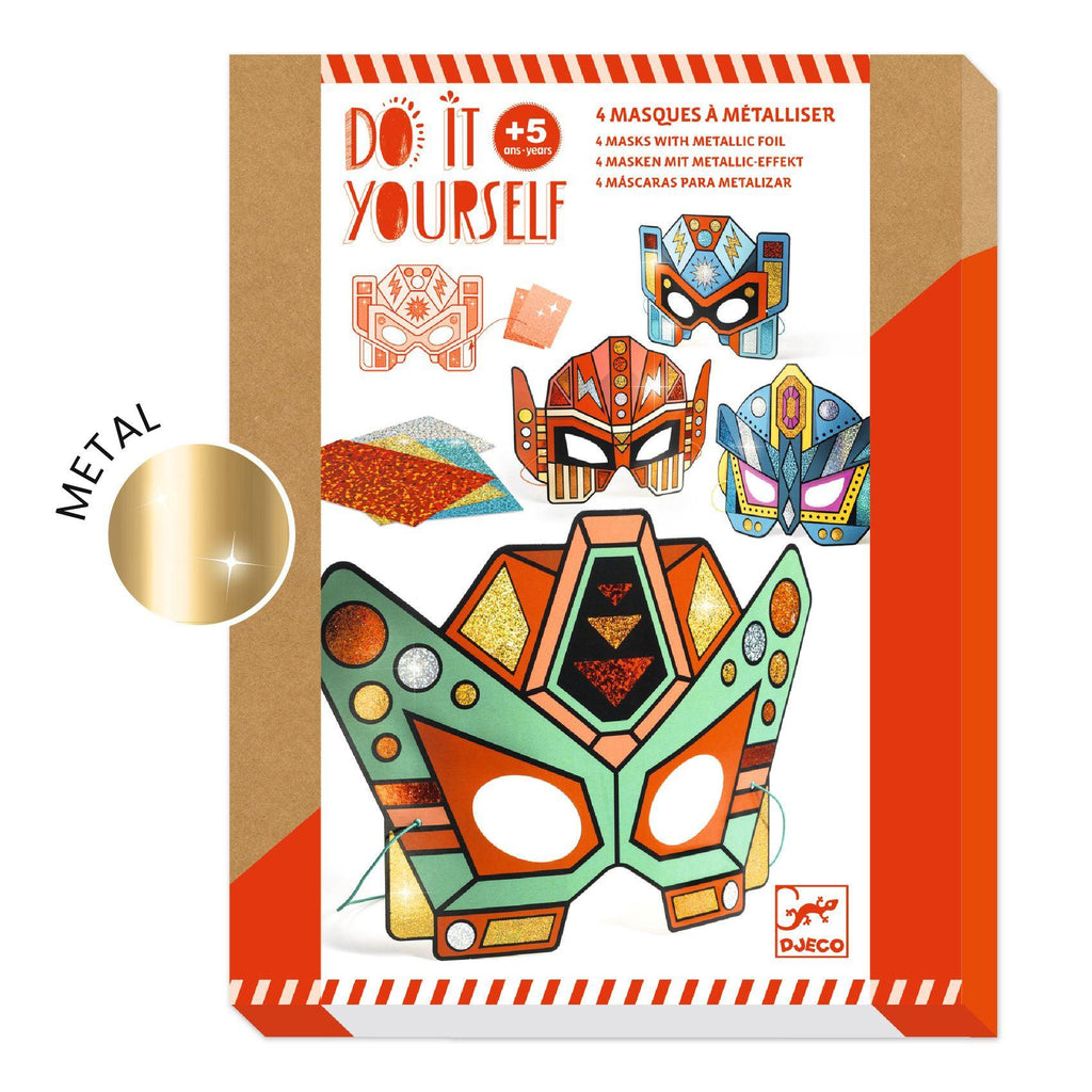 Djeco - Super Robots masks decorate DIY kit | Scout & Co