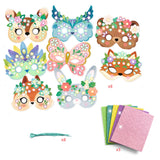 Djeco - Forest Animals mosaic masks DIY kit