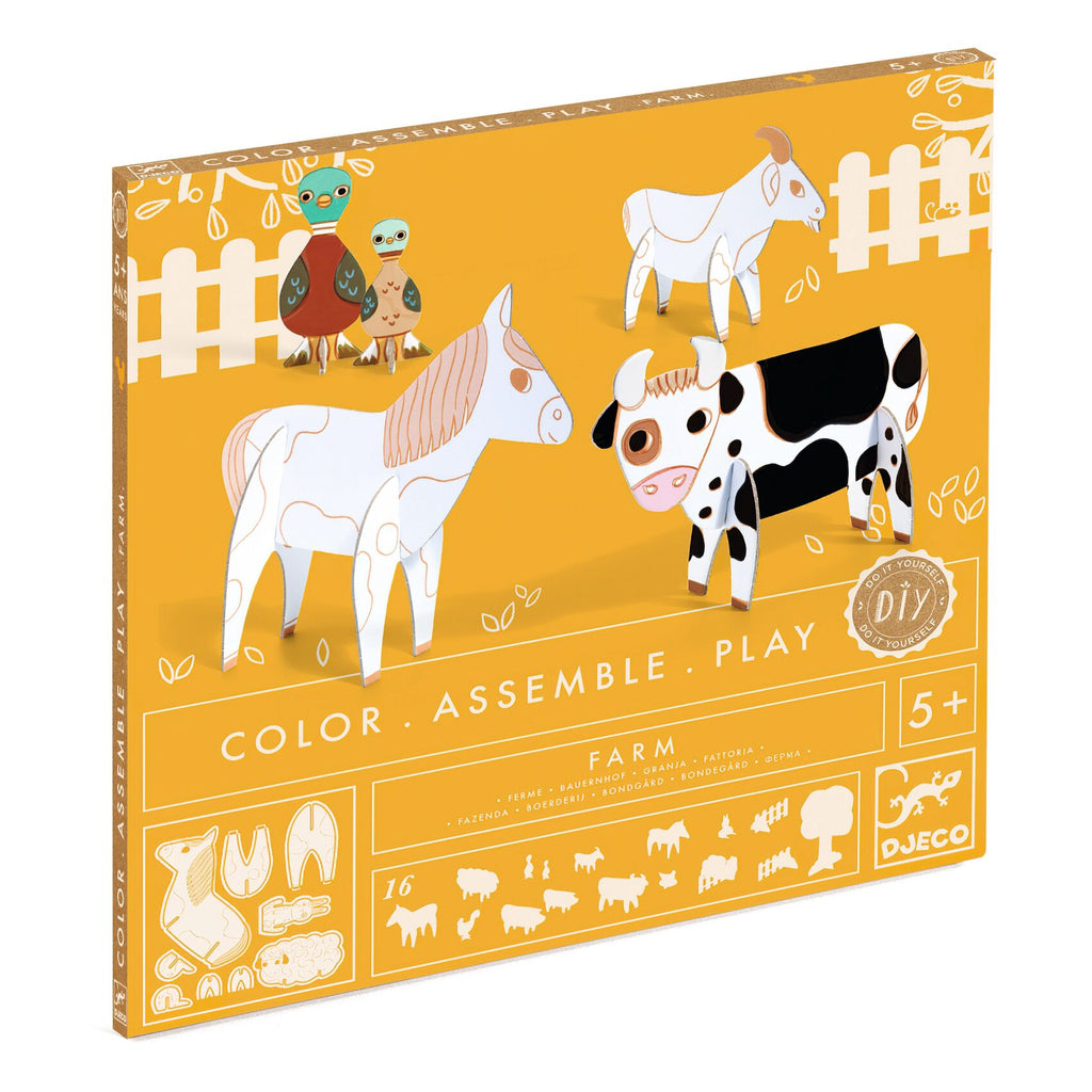 Djeco - Colour Assemble Play kit - Farm | Scout & Co